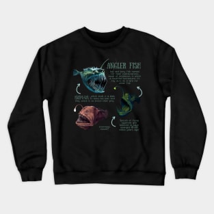 Animal Facts - Angler Fish Crewneck Sweatshirt